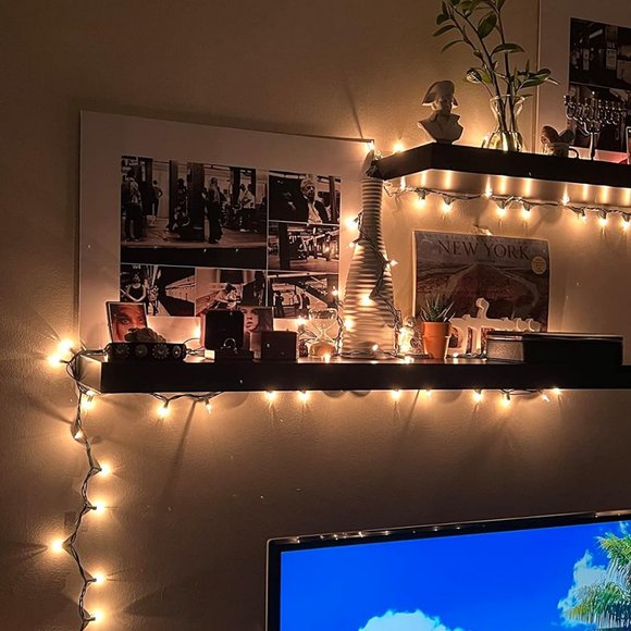 100 Count 25 Feet Green Wire Mini String Light Tree Garland Christmas Decoration - Picture 12 of 14